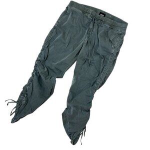 HUDSON Army Green Ruched Side Pants Denim Size 30